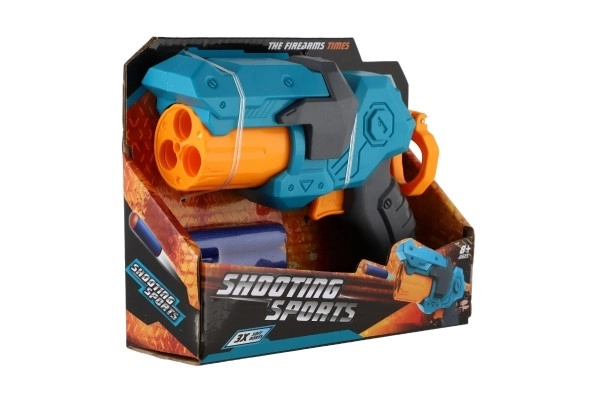 Plastpistol til skumpatroner + 3 patroner