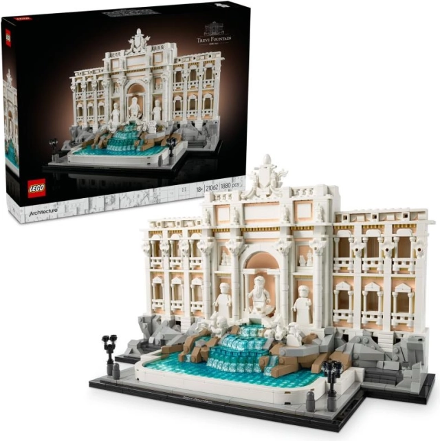 lego architecture fontæne di trevi byggesæt til voksne
