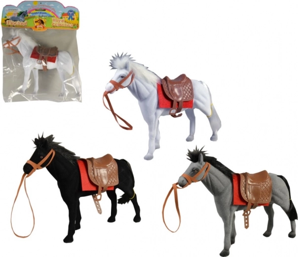 Plastisk hest 23 cm