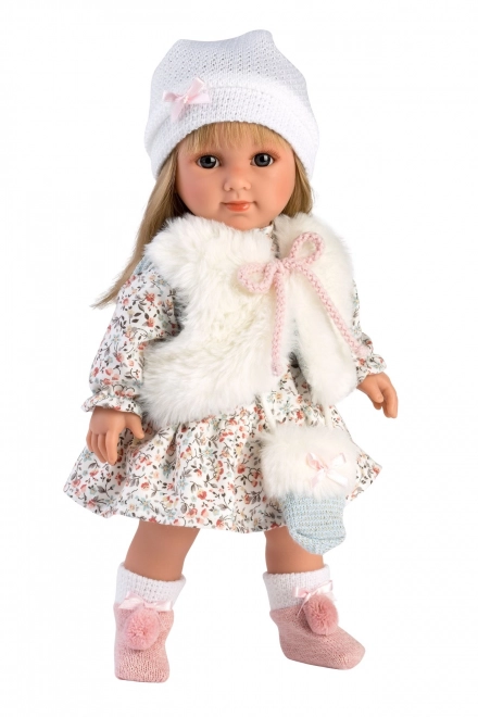 Llorens Elena realistisk dukke med blødt stofkrop 35 cm