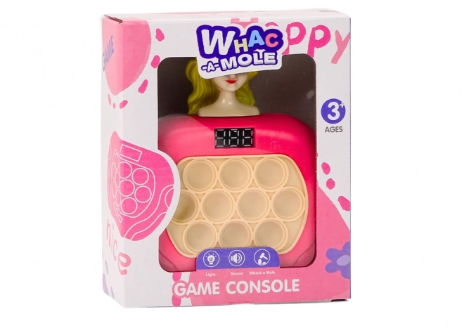 Spil Pop-It Wac A Mole Dukke Lys Lyde Pink