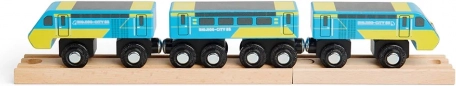 Ikonisk blå‑gul HST‑design