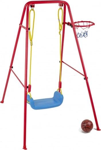 Gynge og basket i ét