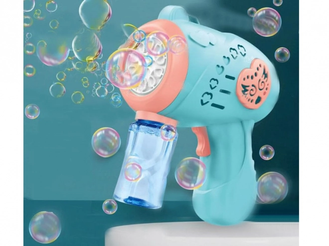 Farverig børne sæbeboble pistol