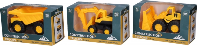 Bygge­køretøj 12 cm – tipvogn, bulldozer, gravko