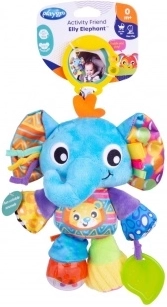 Playgro hængende elefanten Elly – sensorisk plysbamse med bidering