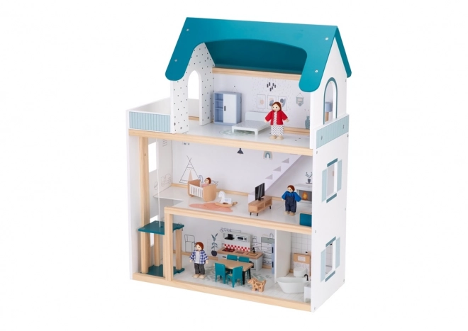 2Kids Toys Dukkehus Barbora med tilbehør