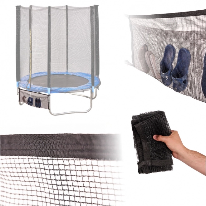 Universal netpose til sko ved trampolin