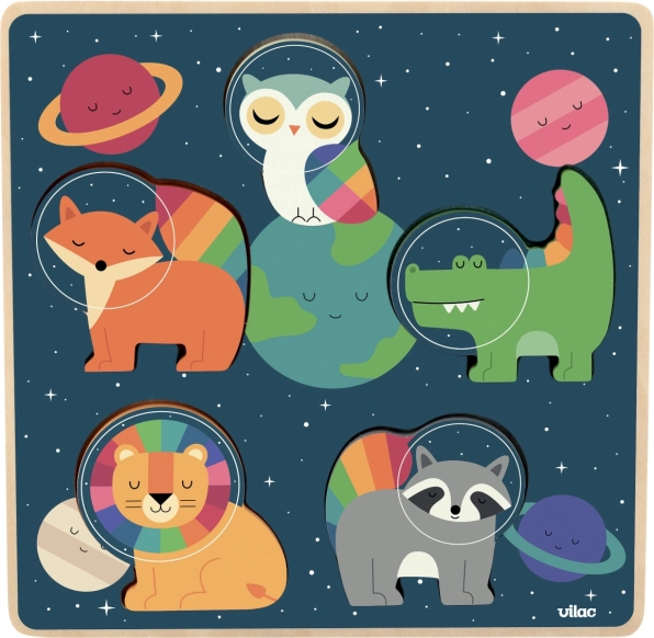 Vilac puttepuslespil Dyre-astronauter