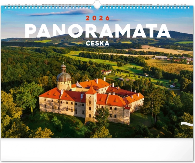 Vægkalender Panoramata Tjekkiet 2026