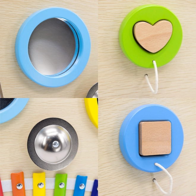 VIGA vægmonteret manipulationsplade Luk Montessori