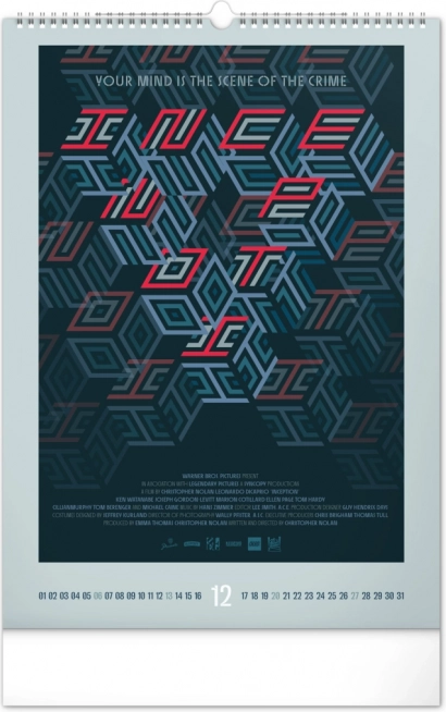 Vægkalender Alternative Filmplakater 2026