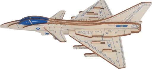 Træ 3D-puslespil jagerfly Raptor