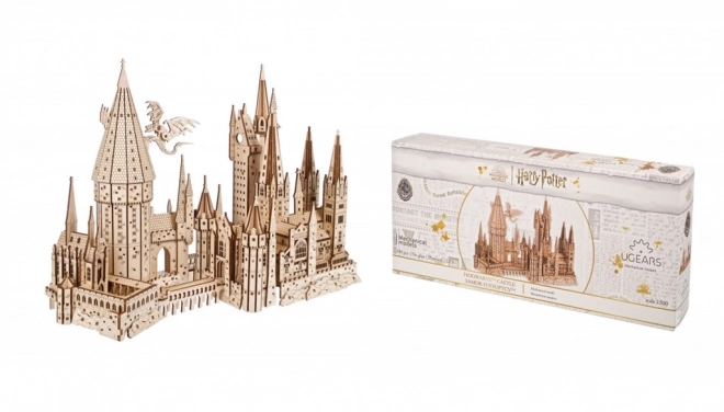 Ugears 3D træmekanisk puslespil Hogwarts Slot, Harry Potter