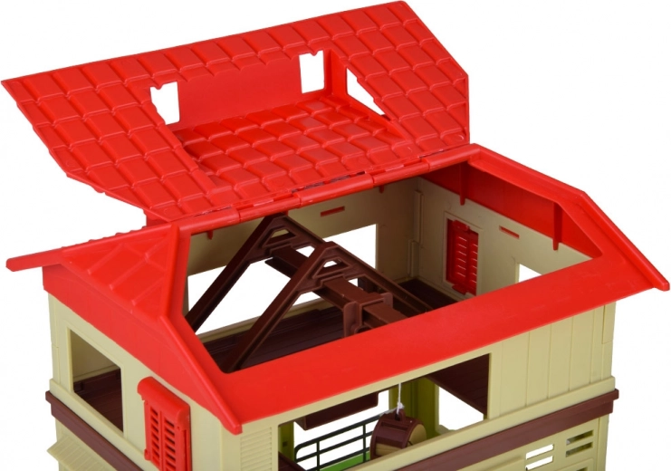 Åbnbar lade til realistisk leg