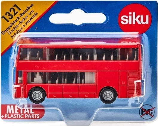 Dobbeltetagers bus SIKU – metalmodel