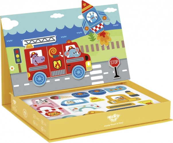 Tooky Toy Magnetisk Montessori Boks med 80 Dele