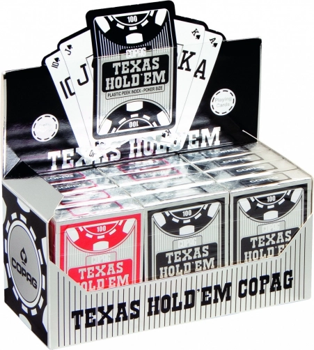 Pokerkort Texas, røde