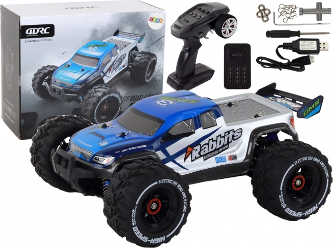 RC terrængående bil RABBITS 4x4 blå 2.4G