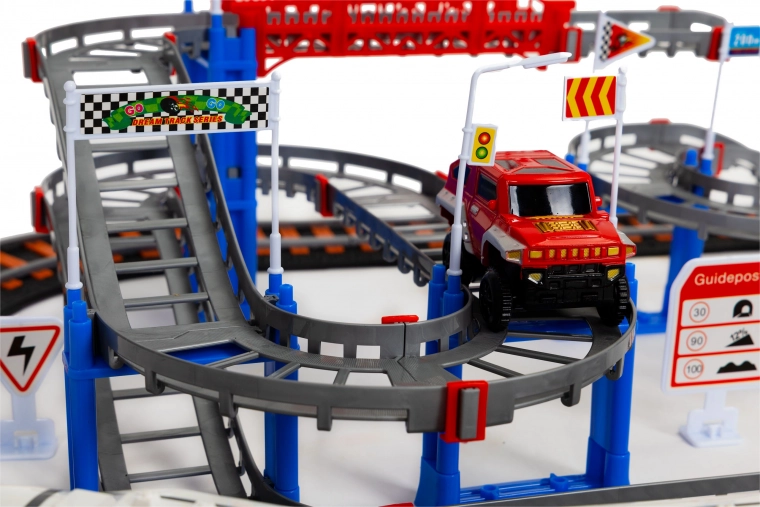 Elektrisk tog og bil på batteri