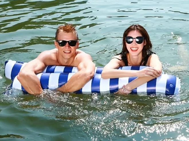 Oppustelig vandgynge net til pool og strand