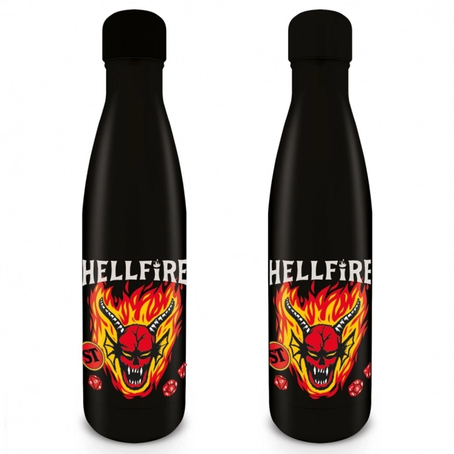 Rustfrit stål flaske Stranger Things Hellfire Club