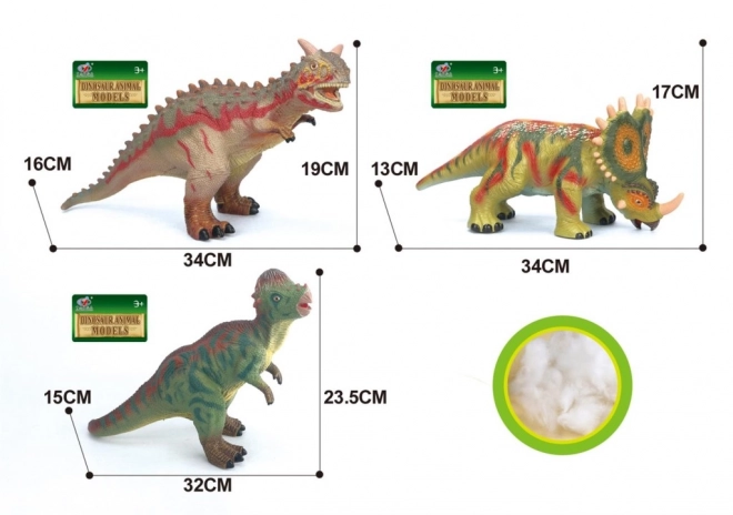Blød dinosaur 34 cm