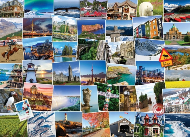 Puzzle EUROGRAPHICS Globetrotter Canada 1000 brikker