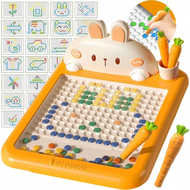 Magnetisk tegneplade WOOPIE MagPad kanin og gulerod