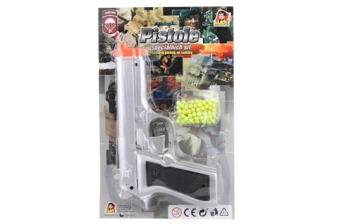 Plastpistol til kugler 21 cm