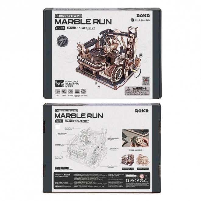RoboTime 3D puslespil kuglebane Kosmodrom