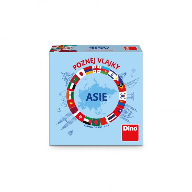 Dino rejse spil Gæt flag Asien