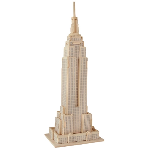 Træ 3D Puslespil Empire State Building