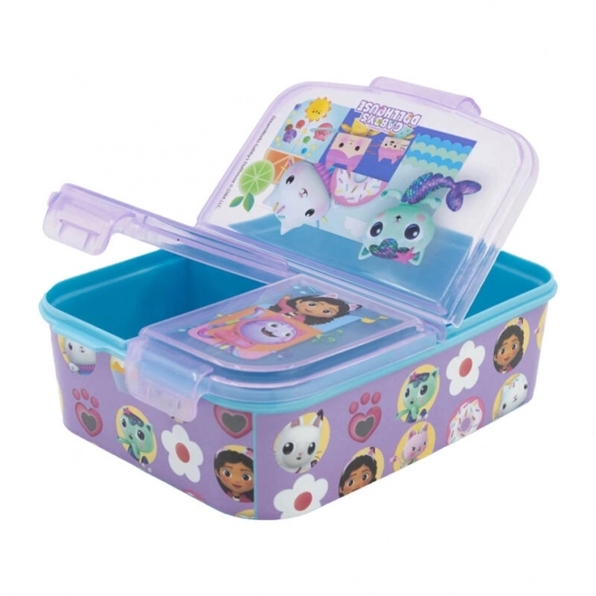 Boks til børn STOR 21220 3 rum Gabby's Dollhouse (lilla)