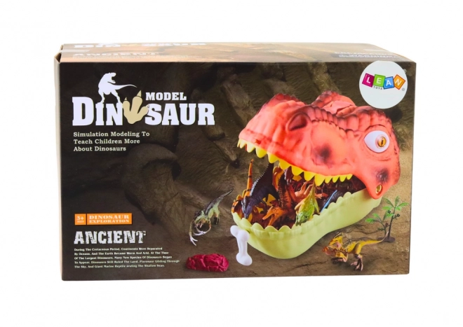 Sæt af dinosaurfigurer Stor dinosaur Grøn 45 El