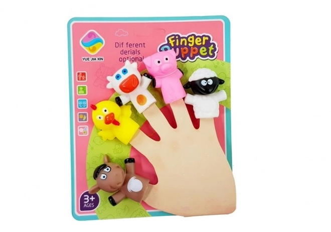 Fingerdukke Dyr 5 stk