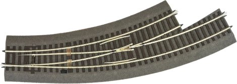 Roco Line buet venstresporsskifte med ballast