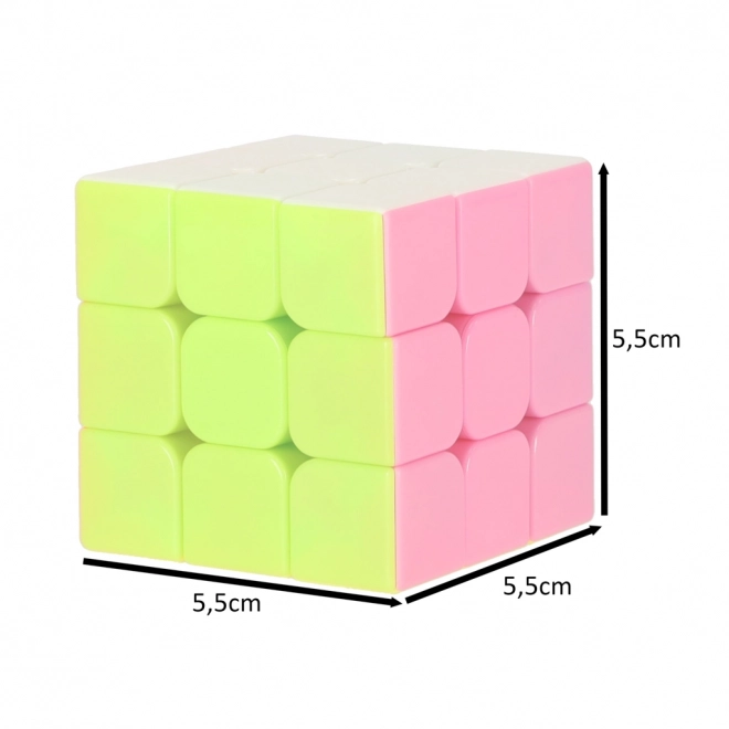 Puslespil kube 3 x 3 neon