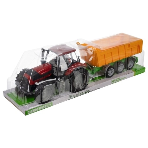 Landbrugstraktor med trailer 24711