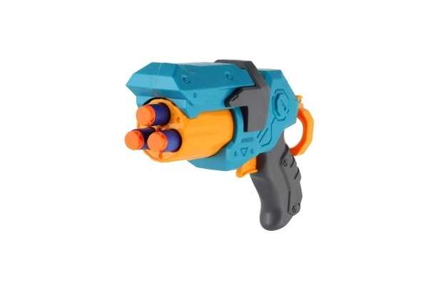 Plastpistol til skumpatroner + 3 patroner
