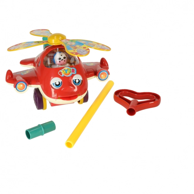Gåvogn Fly Helikopter med Lyd