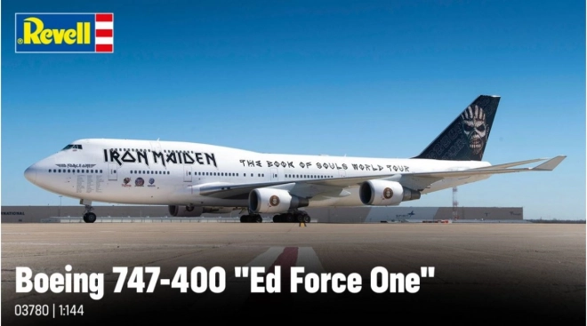 Model af flyet Boeing 747-400 Ed Force One