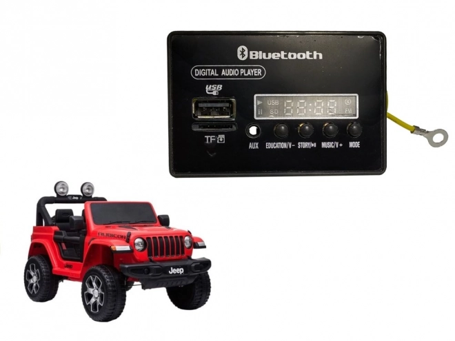 Batteridrevet musikpanel til bil DK-JWR555