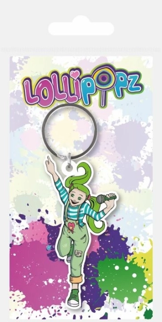 Lollipopz nøglering grøn