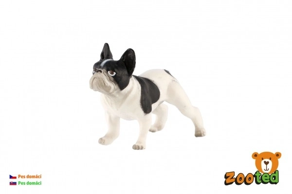 Hund hjemmelavet zooted plast 6cm i pose