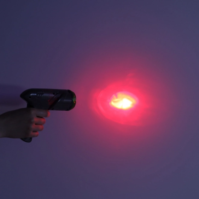 Grå fjernstyret laserbil