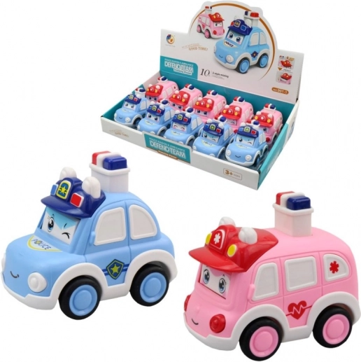 Politi- og Ambulancebil med Tryk