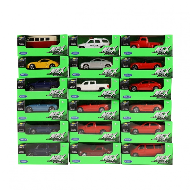 WELLY MODELY Bil 1:60 mix