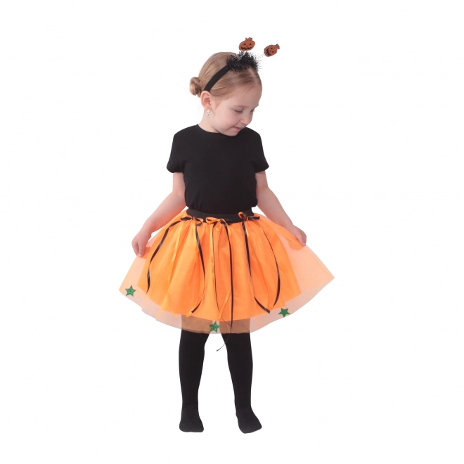 Halloween tutu kjole til børn med diadem