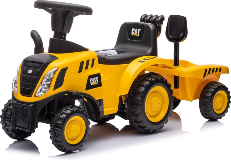 Scooter traktor CAT fra Chipolino gul